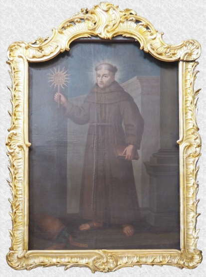 Obraz św. Bernarda Sieneńskiego